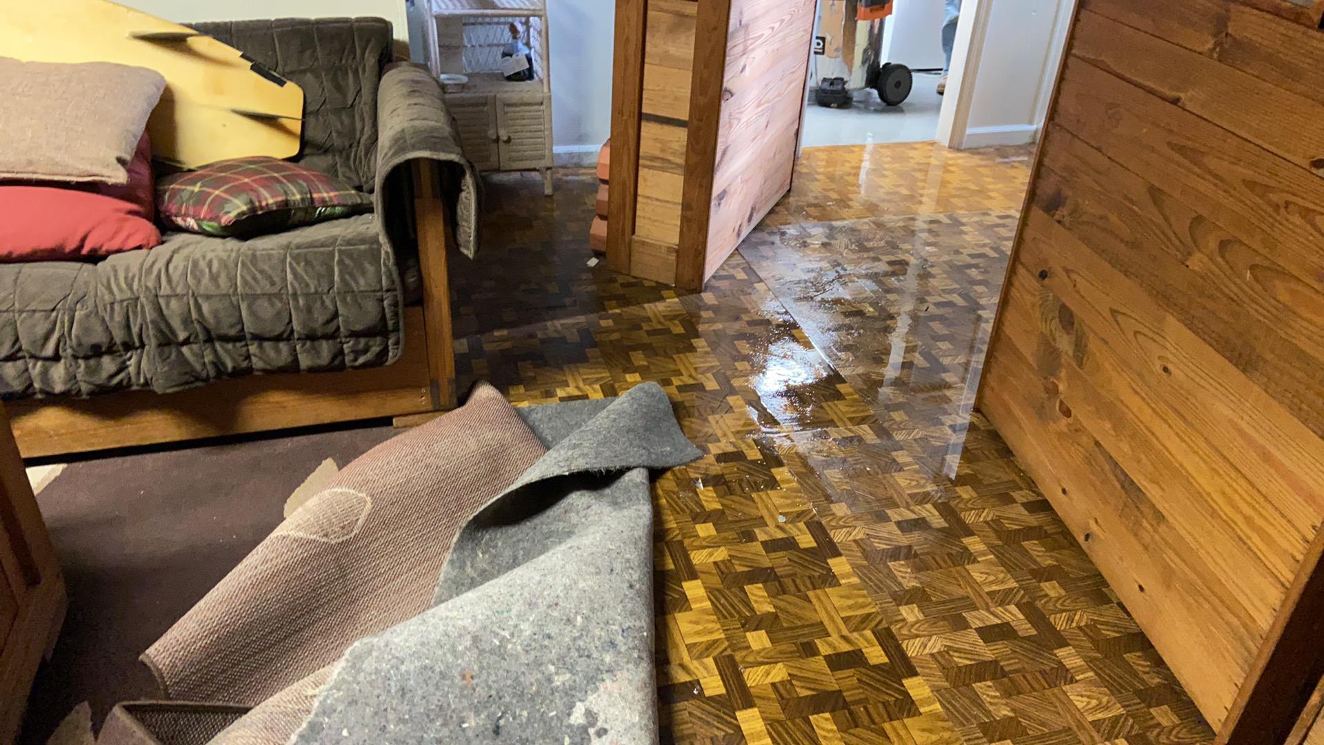 Basement water damage cleanup in Fair Lawn NJ
