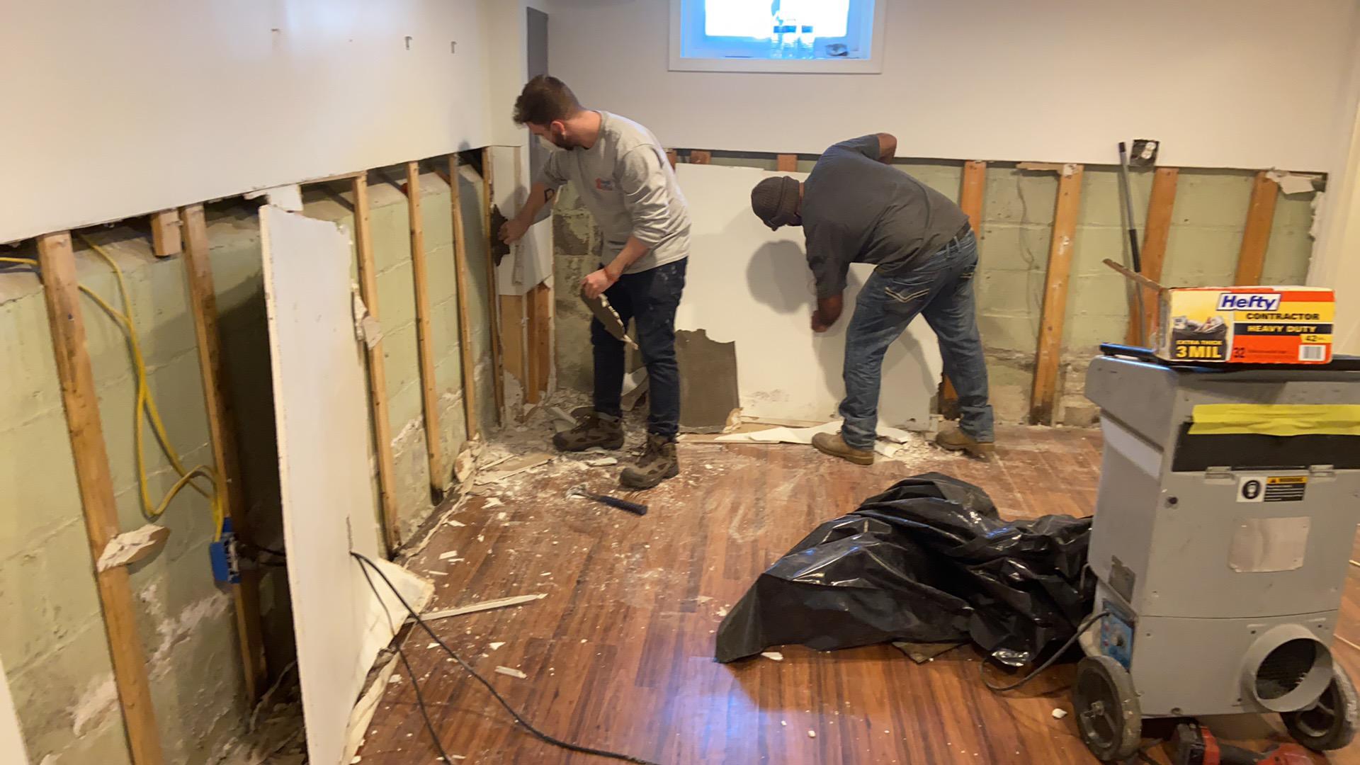Water damage restoration in Hillside NJ