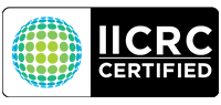 A picture of the iicrc certified logo.